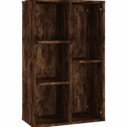 Boekenkasten & Wandplanken*vidaXL Boekenkast/dressoir 50x25x80 cm bewerkt hout kleur Gerookt eiken