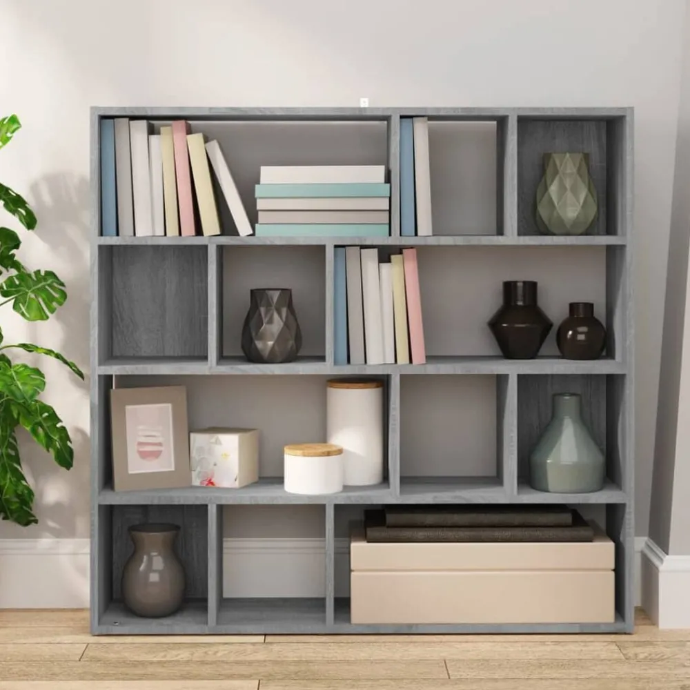 Boekenkast/kamerscherm 105x24x102 cm eikenkleurig>vidaXL Online