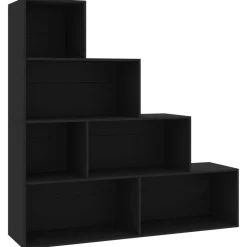 Boekenkasten & Wandplanken*vidaXL Boekenkast/kamerscherm 155x24x160 cm bewerkt hout Zwart