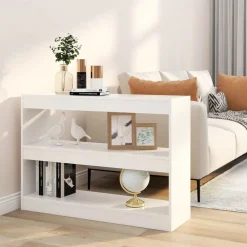Boekenkasten & Wandplanken*vidaXL Boekenkast/kamerscherm 100x30x72 cm Wit