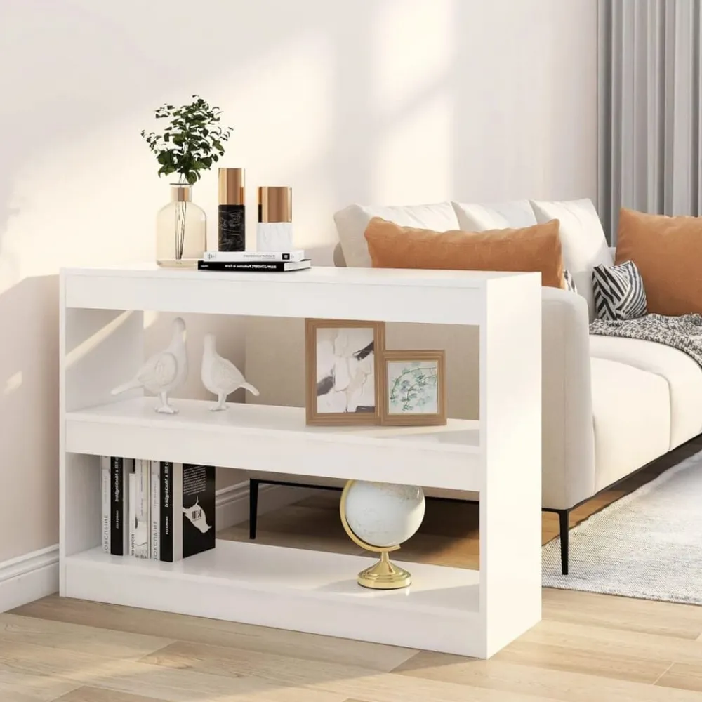 Boekenkasten & Wandplanken*vidaXL Boekenkast/kamerscherm 100x30x72 cm Wit