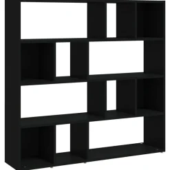 Kamerschermen*vidaXL Boekenkast/kamerscherm 105x24x102 cm Zwart