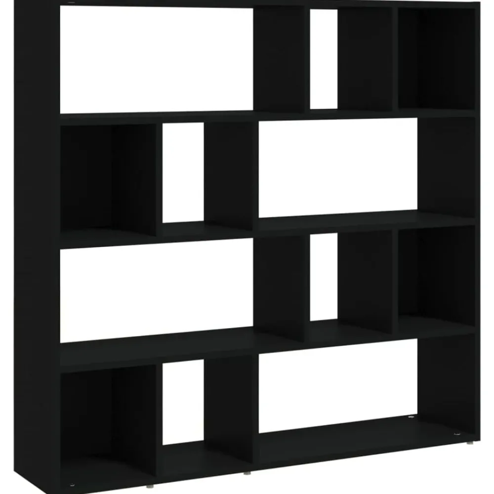 Kamerschermen*vidaXL Boekenkast/kamerscherm 105x24x102 cm Zwart