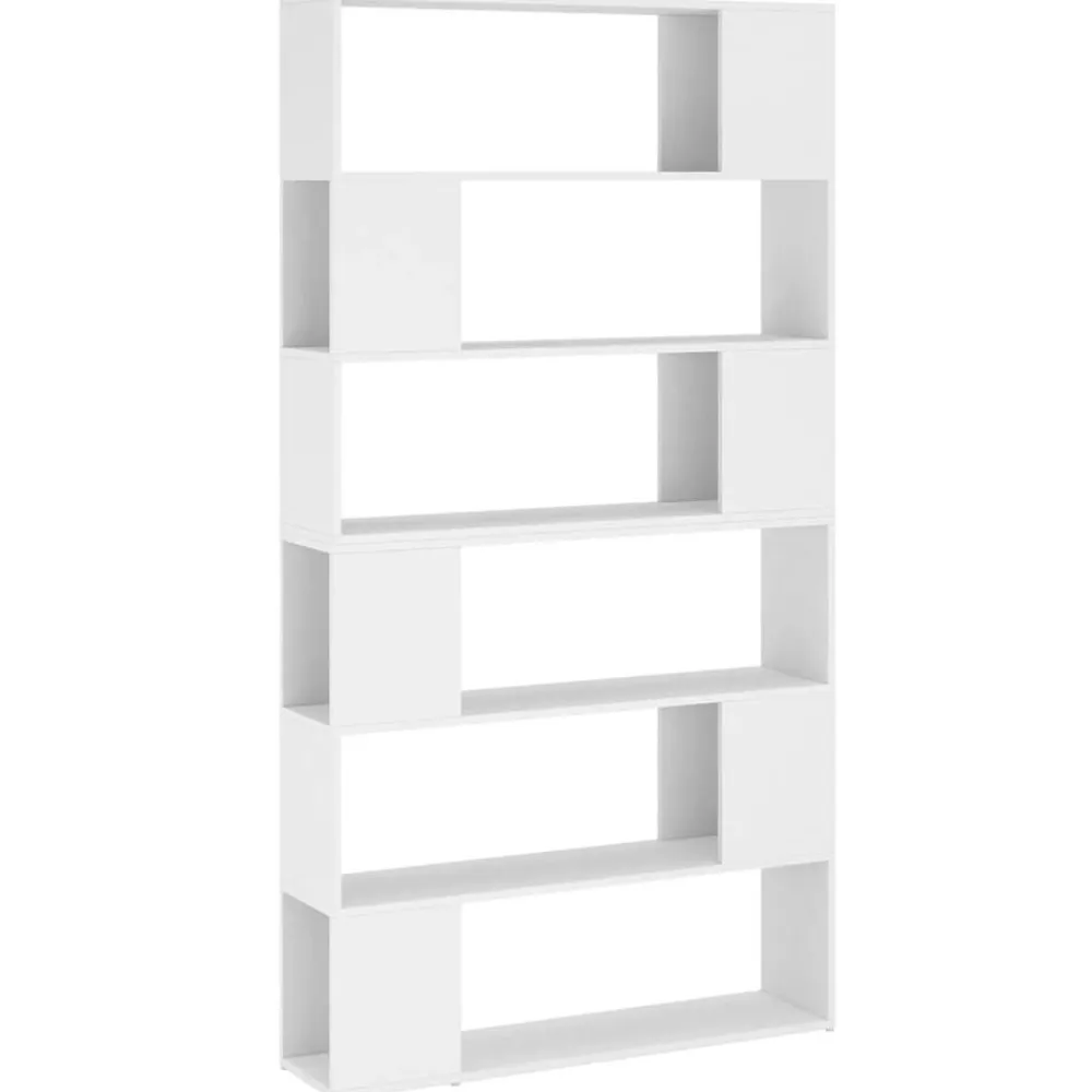 Boekenkasten & Wandplanken*vidaXL Boekenkast/kamerscherm 100x24x188 cm Wit