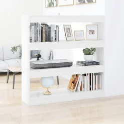 Boekenkasten & Wandplanken*vidaXL Boekenkast/kamerscherm 100x30x103 cm Wit
