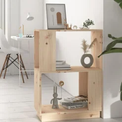 Boekenkast/kamerscherm 51x25x70 cm massief grenenhout>vidaXL Outlet