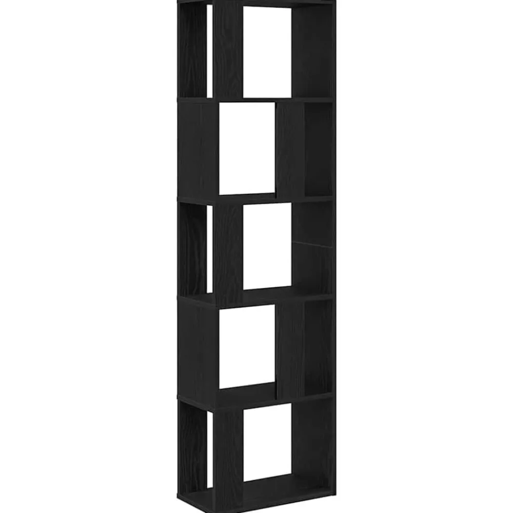 Boekenkasten & Wandplanken*vidaXL Boekenkast/scheidingsscherm spaanplaat kleurig Zwart eiken