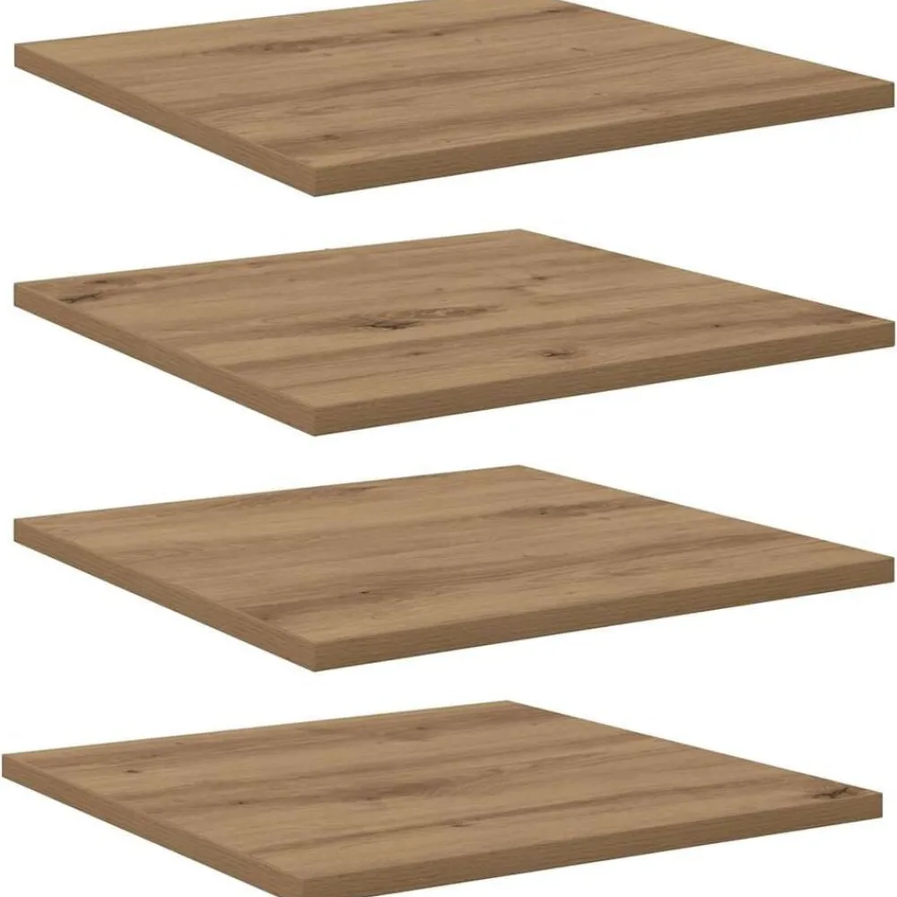 Boekenplank Bord 4 pcs Bruin 40 x 40 x 1,5 cm Bewerkt hout>vidaXL Discount