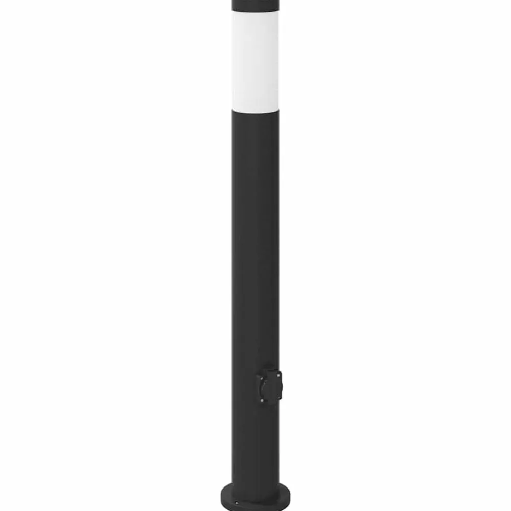Verlichting*vidaXL Bolderarmatuur met stopcontact 80 cm RVS IP44