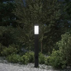 Verlichting*vidaXL Bolderarmatuur met stopcontact 80 cm RVS IP44