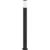 Verlichting*vidaXL Bolderarmatuur met stopcontact 110 cm Zwart IP44