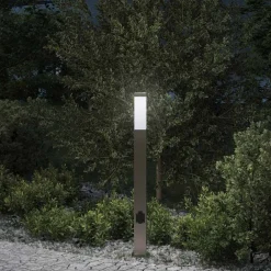 Verlichting*vidaXL Bolderarmatuur met stopcontact 80 cm RVS IP44