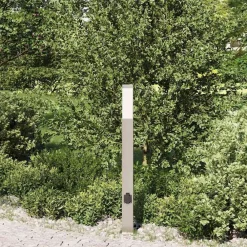 Verlichting*vidaXL Bolderarmatuur met stopcontact 80 cm RVS IP44