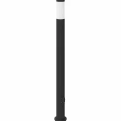 Verlichting*vidaXL Bolderarmatuur met stopcontact 110 cm RVS IP44