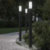 Verlichting*vidaXL Bolderverlichting 3 stuks 110 cm RVS IP44