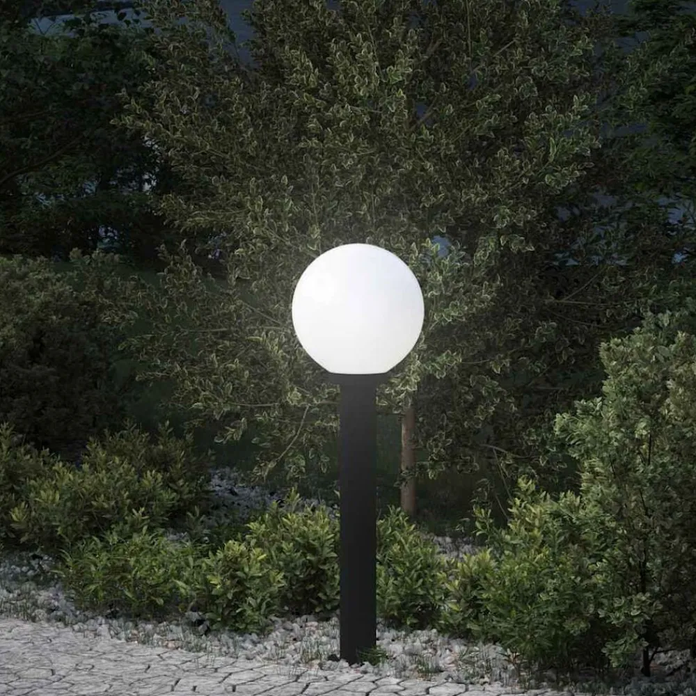 Verlichting*vidaXL Bolderverlichting 80 cm Zwart IP44