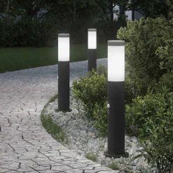 Bolderverlichting met sensor 3 stuks 50 cm RVS IP44>vidaXL Sale