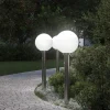 Verlichting*vidaXL Bolderverlichting met sensor 3 stuks 80 cm RVS IP44