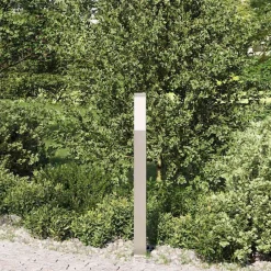Verlichting*vidaXL Bolderverlichting 80 cm RVS IP44