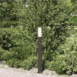 Verlichting*vidaXL Bolderverlichting met sensor 80 cm zwart IP44