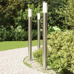 Bolderverlichting 3 stuks 110 cm RVS IP44><noscript><img width=