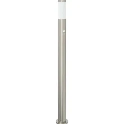 Verlichting*vidaXL Bolderverlichting met sensor 110 cm roestvrij staal IP44
