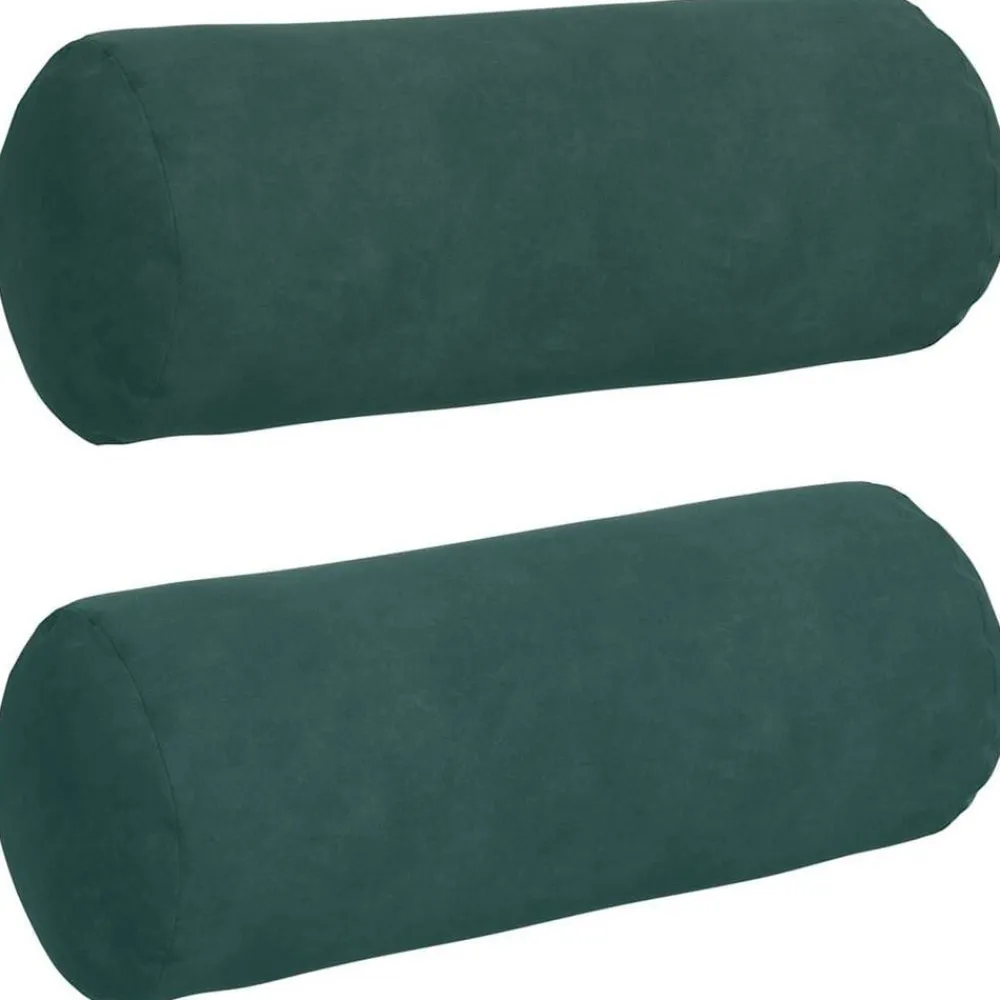 Bolster Kussens 2 stuks Ø 15 x 40 cm Cordstof>vidaXL Online