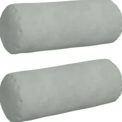 Bolster Kussens 2 stuks Ø 15 x 40 cm Cordstof>vidaXL Discount