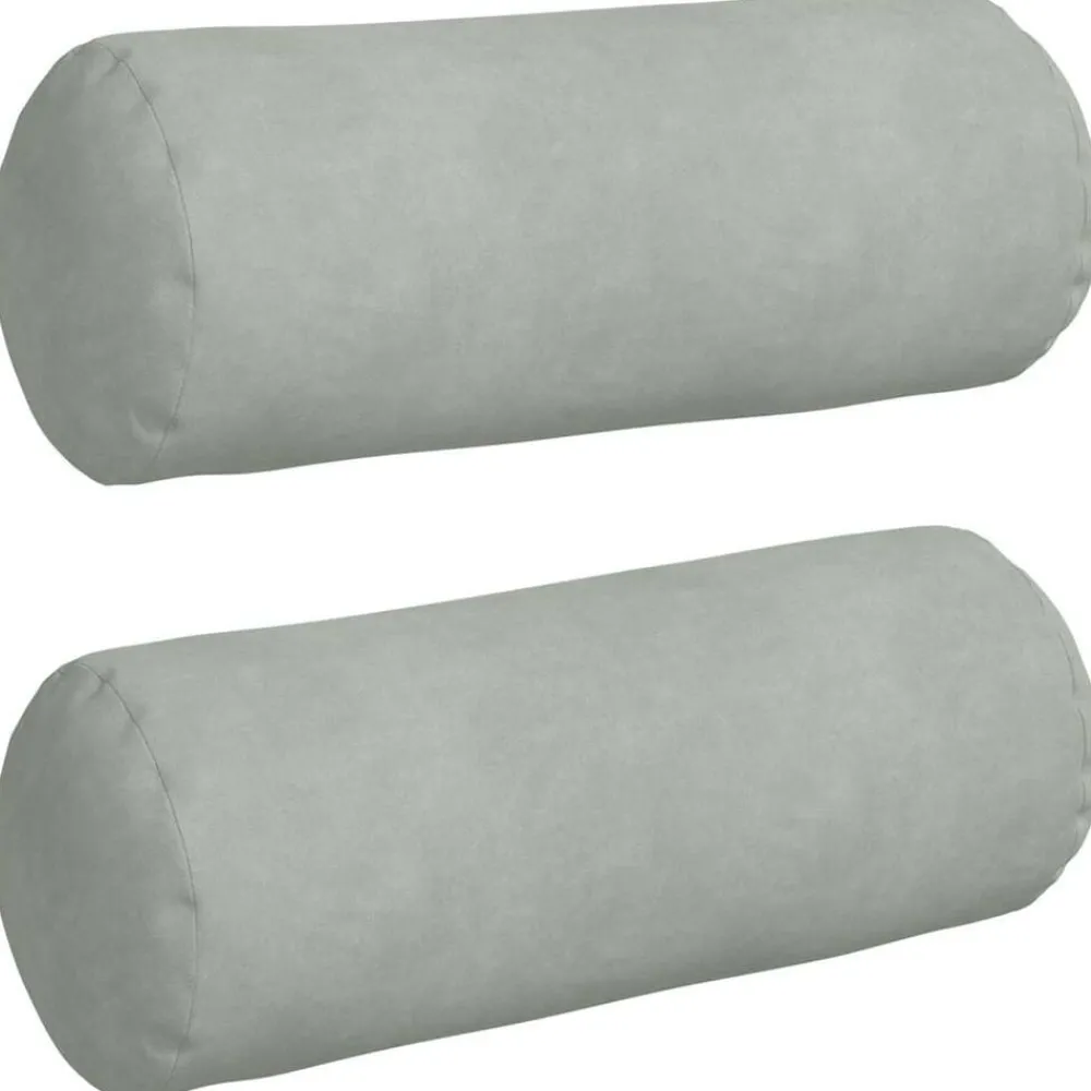 Bolster Kussens 2 stuks Ø 15 x 40 cm Cordstof>vidaXL Discount