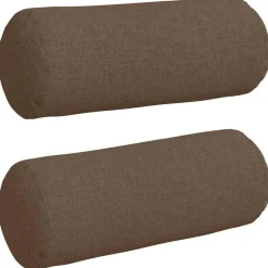 Bolster Kussens 2 stuks Ø 15 x 40 cm Stof>vidaXL New