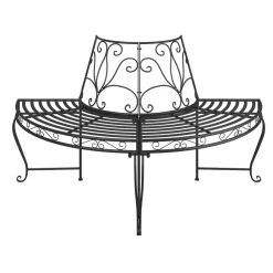 Boombank halfrond Ø160 cm staal zwart><noscript><img width=
