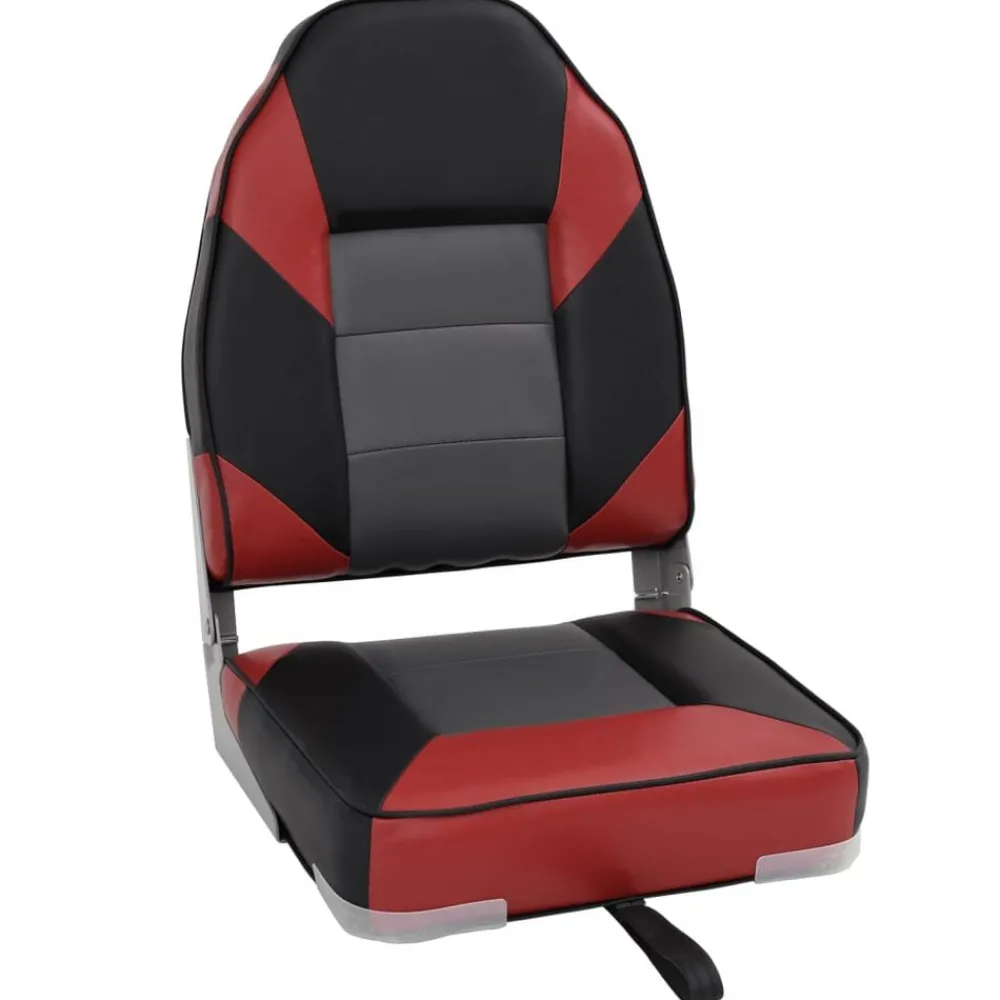 Bootstoelen 2 st inklapbaar met hoge rugleuning 39x43x58 cm>vidaXL