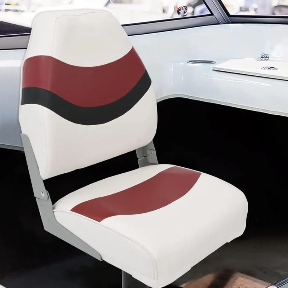 Bootstoelen 2 st inklapbaar met hoge rugleuning 44x38x55 cm>vidaXL Clearance