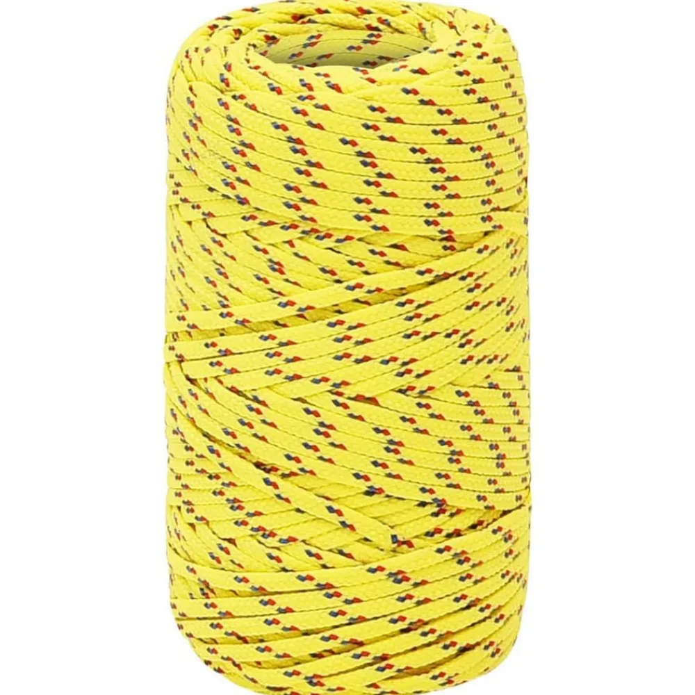 Bouwbeslag*vidaXL Boottouw 2 mm 25 m polypropyleen Geel