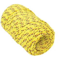 Bouwbeslag*vidaXL Boottouw 2 mm 25 m polypropyleen Geel