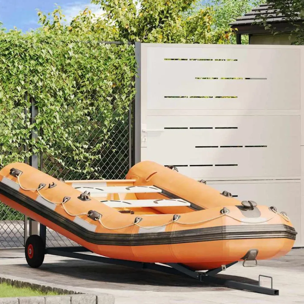 Boottrailer Zilver 302 x 107 x 42 cm Staal>vidaXL Clearance