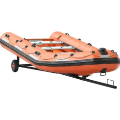 Boottrailer Zilver 302 x 107 x 42 cm Staal><noscript><img width=