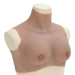 Kleding & Accessoires*vidaXL Borstprothese B-cup silicone Tan