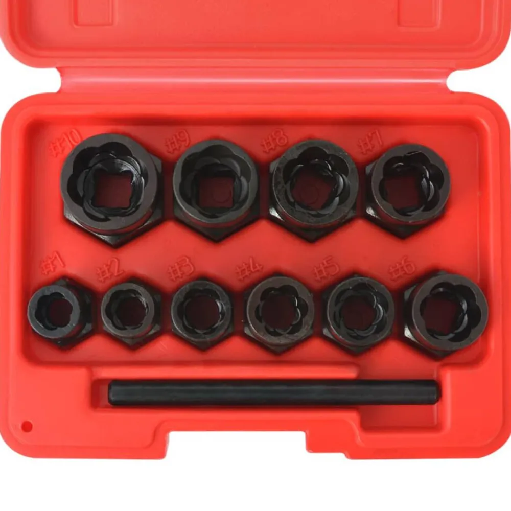 Boutverwijdering set 11-delig staal>vidaXL Outlet