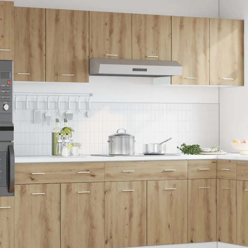 Bovenkast Lyon 50x31x60 cm bewerkt hout artisanaal eikenkleur>vidaXL New