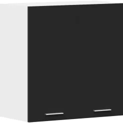 Kasten & Opbergmeubelen*vidaXL Bovenkast Lyon 60x31x60 cm bewerkt hout Zwart