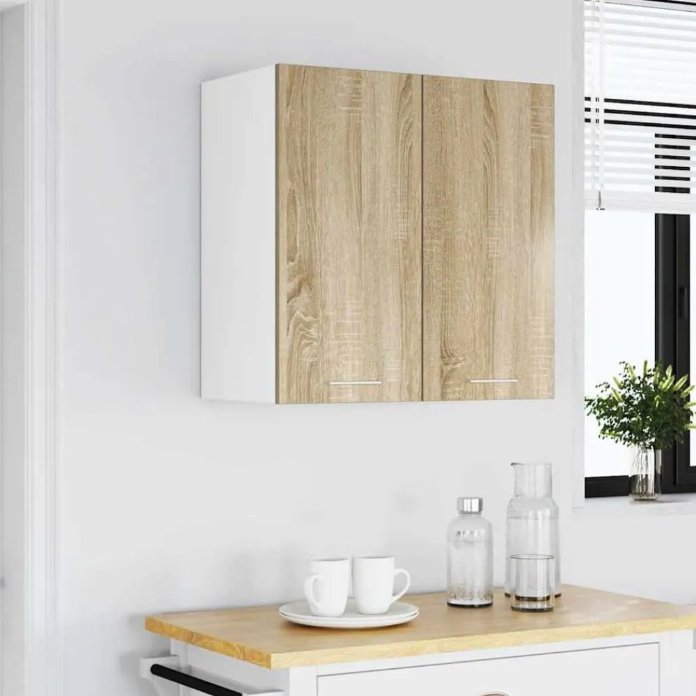 Bovenkast Lyon 60x31x60 cm bewerkt hout kleurig>vidaXL Online