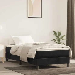 Boxspring bed fluweel 80x200 cm>vidaXL Online