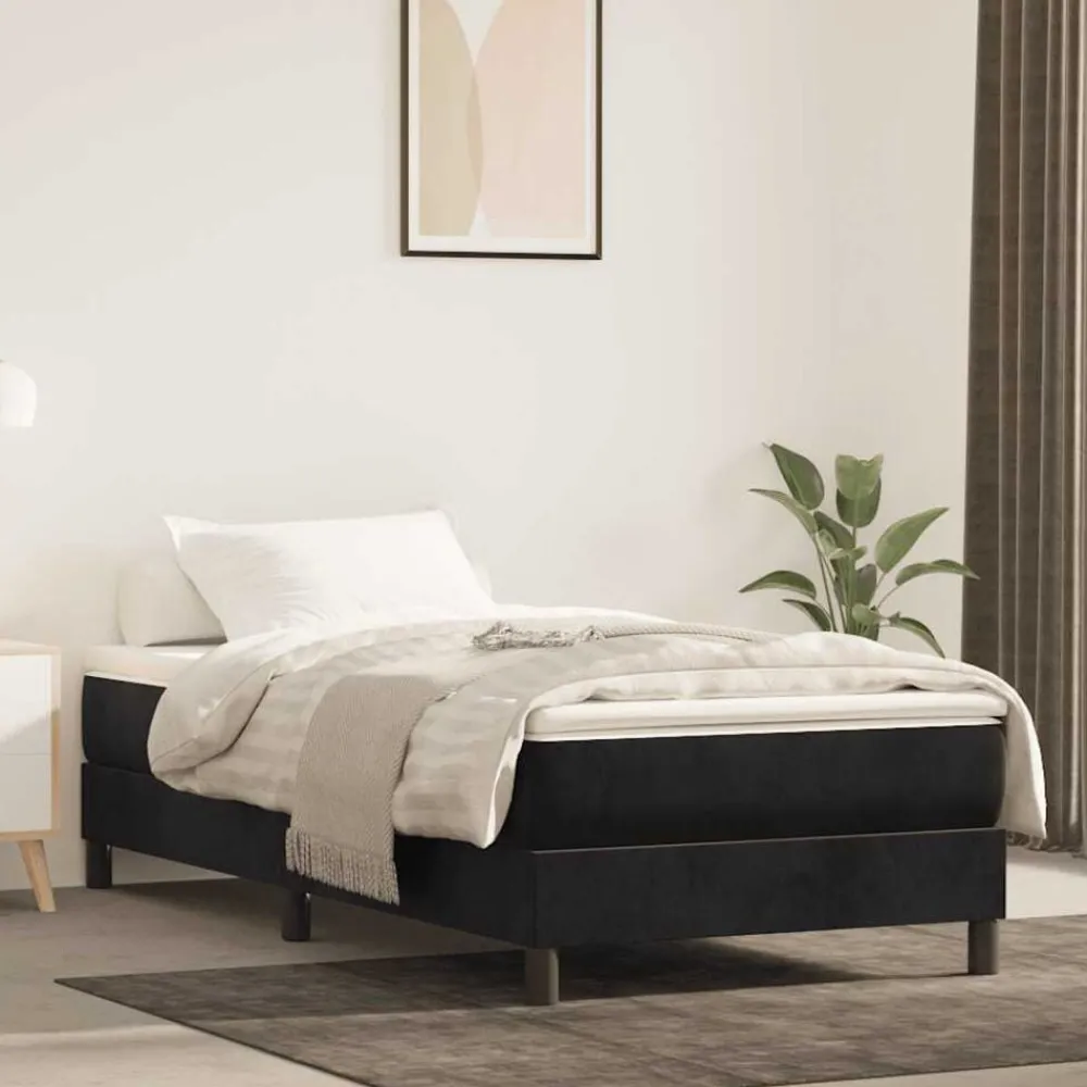 Boxspring bed fluweel 80x200 cm>vidaXL Online