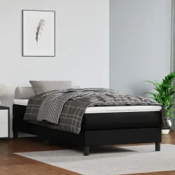 Boxspring bed kunstleer 80x200 cm>vidaXL Clearance