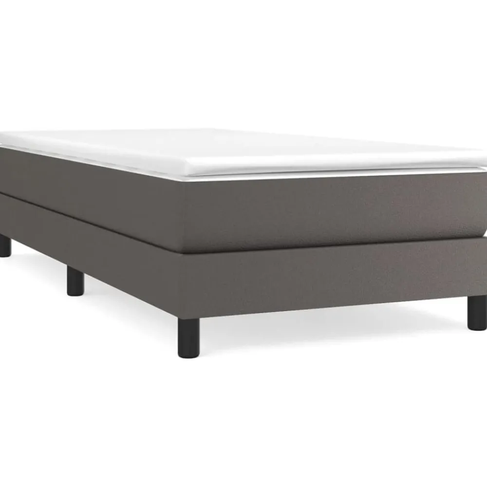 Boxspring bed kunstleer 80x200 cm>vidaXL Hot