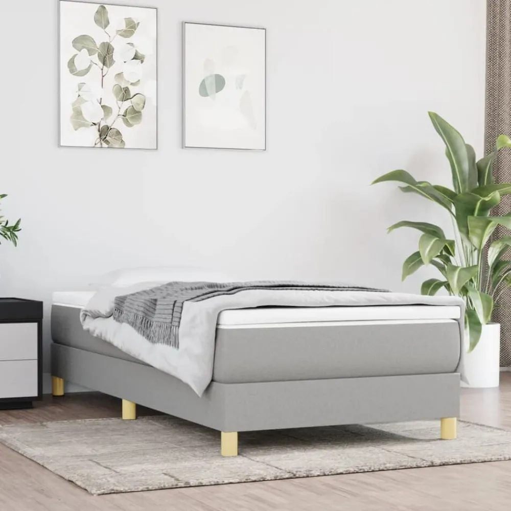 Boxspring bed 80x200 cm stof>vidaXL Outlet
