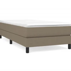 Bedden & Accessoires*vidaXL Boxspring bed 80x200 cm stof Taupe