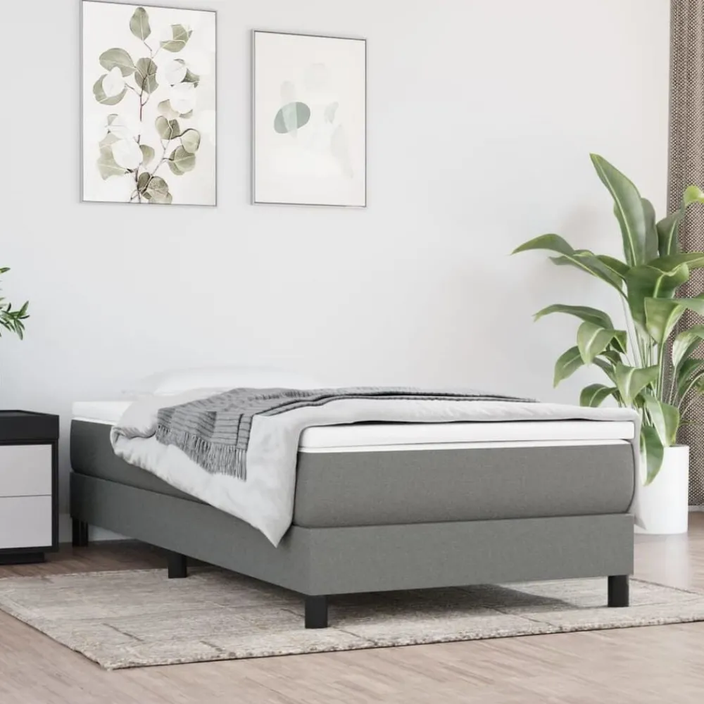 Boxspring bed 80x200 cm stof>vidaXL Online
