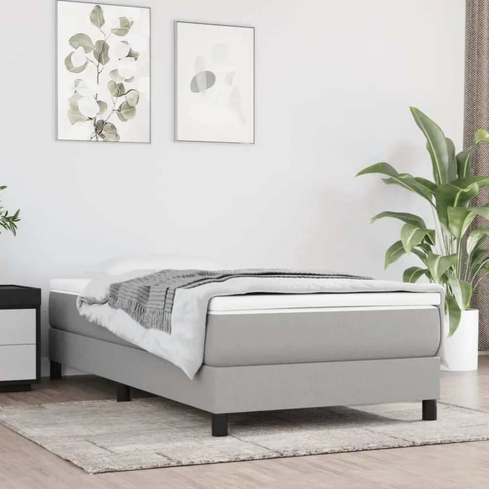 Boxspring bed 80x200 cm stof>vidaXL Hot
